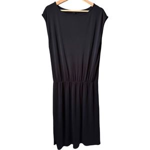 Talbots Black Blouson Dress!
